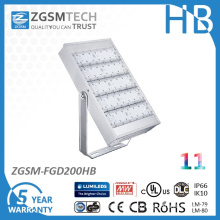 Ce RoHS SAA 200W LED Flood Light with Aluminum Housing